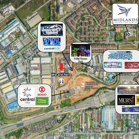 Hostahome Suites At I-City, Central Mall 샤알람 외부 사진