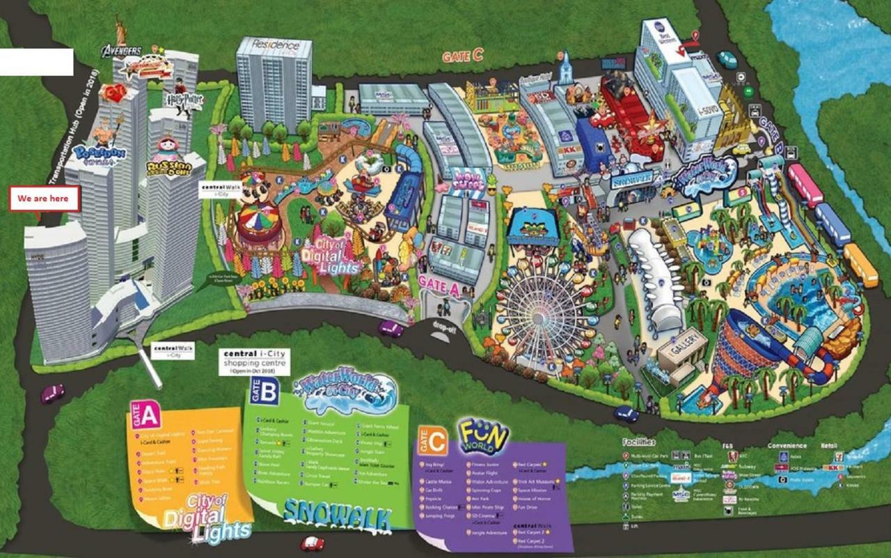 Hostahome Suites At I-City, Central Mall 샤알람 외부 사진
